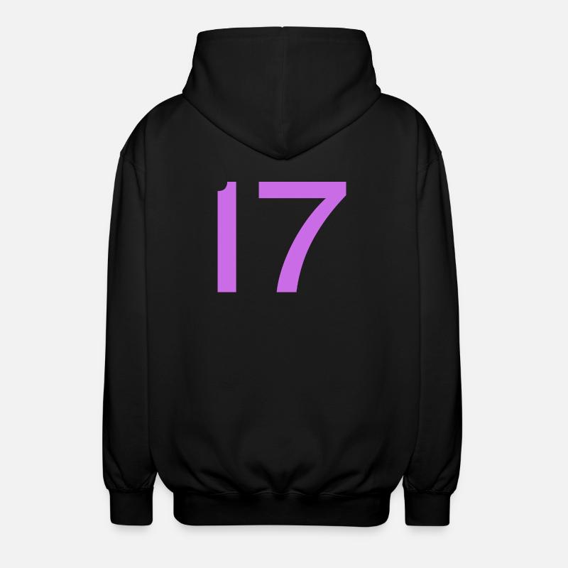 17 - Veste à capuche unisexe - noir