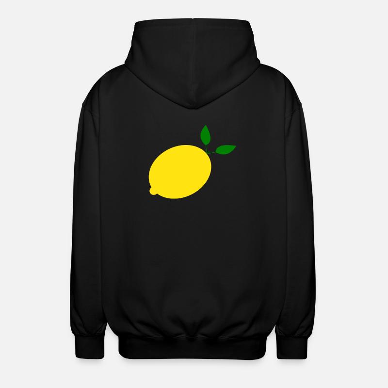 Citron Lime Lime - Veste à capuche unisexe - noir