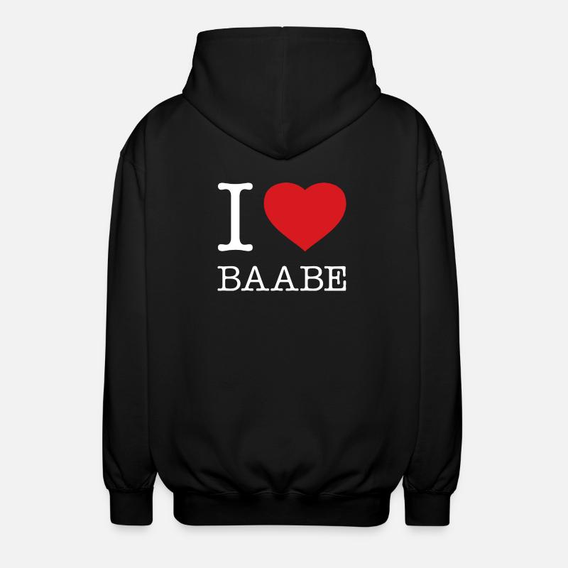J’ADORE BAABE - Veste à capuche unisexe - noir