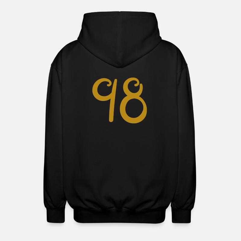 98 - Veste à capuche unisexe - noir