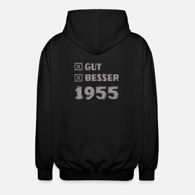 Besser 1955 - Unisex Kapuzenjacke - Schwarz