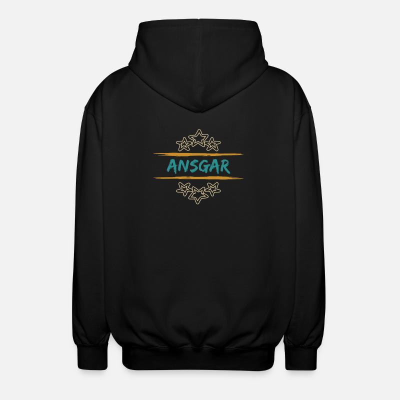 Ansgar - Unisex Kapuzenjacke - Schwarz