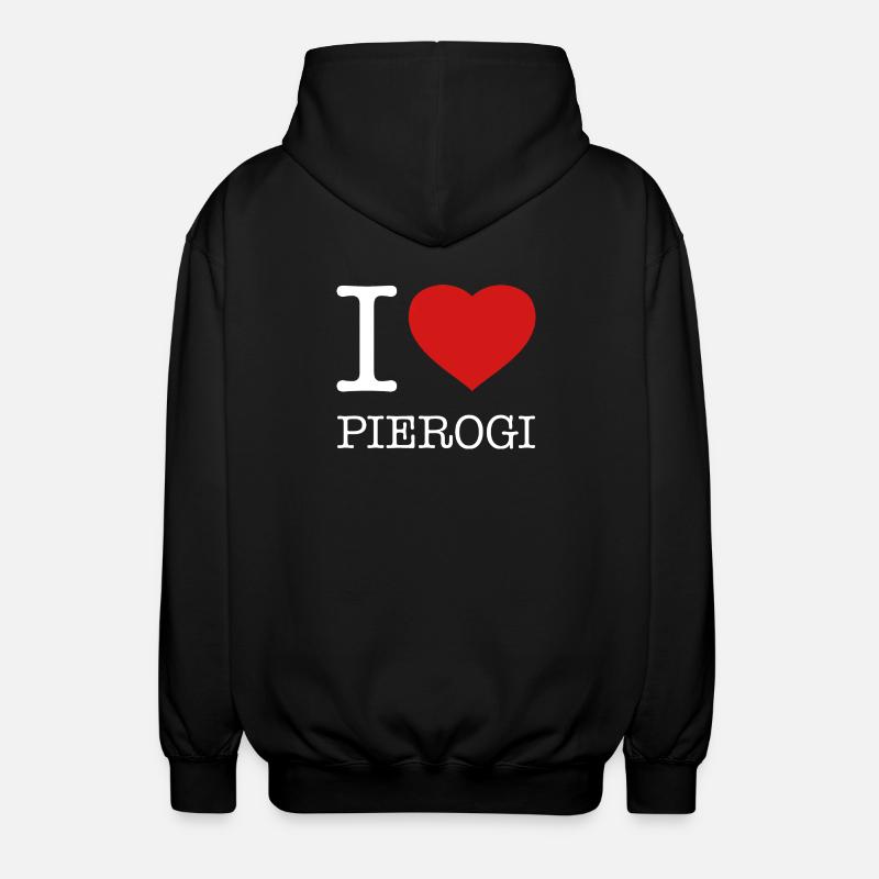 J’ADORE PIEROGI - Veste à capuche unisexe - noir