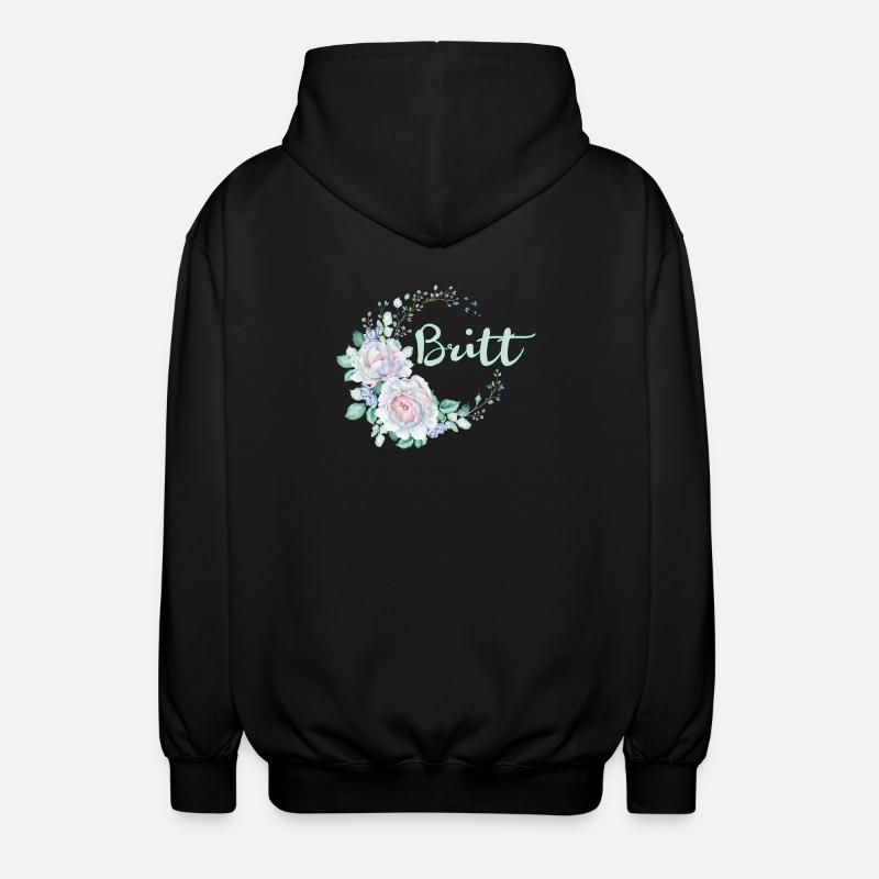 Pour Britt - Veste à capuche unisexe - noir