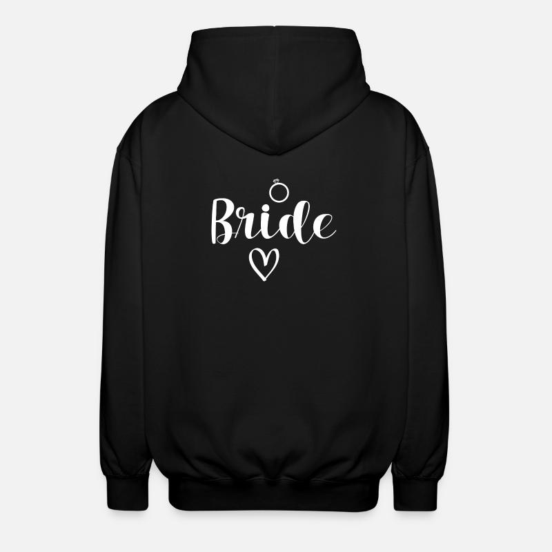 Mariée - Veste à capuche unisexe - noir