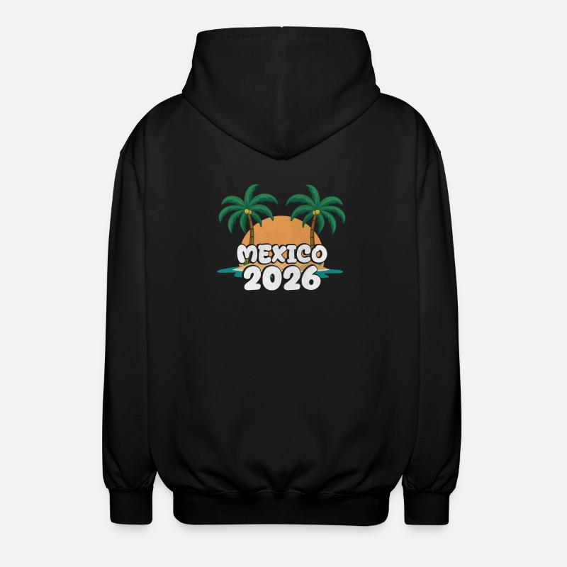 Mexique 2026 - Veste à capuche unisexe - noir