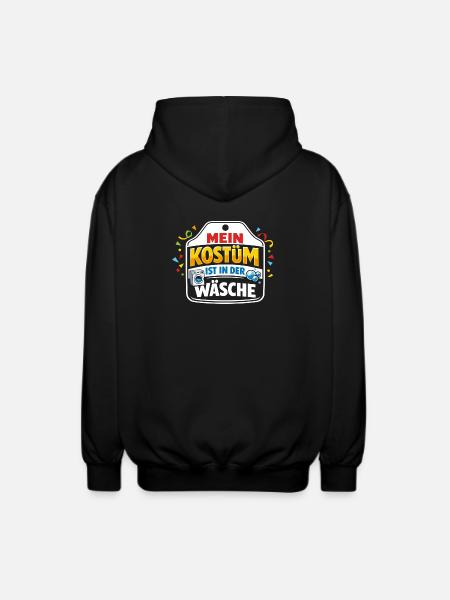 Carnival Costume Lingerie Funny Gift - Unisex Hooded Jacket - black