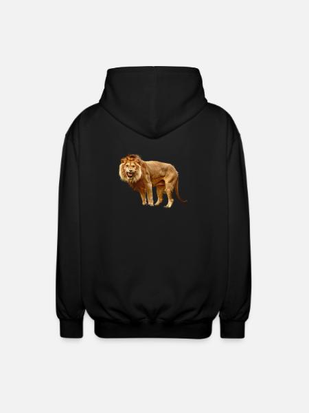 Lion - Veste à capuche unisexe - noir
