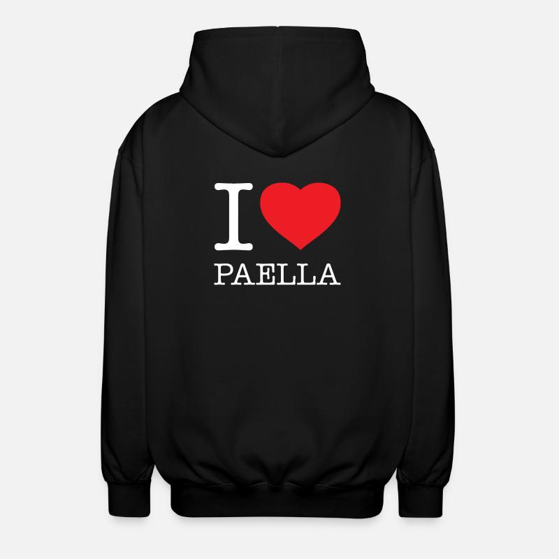J’ADORE LA PAELLA - Veste à capuche unisexe - noir