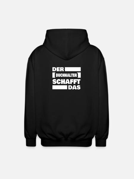 Comptable - Veste à capuche unisexe - noir