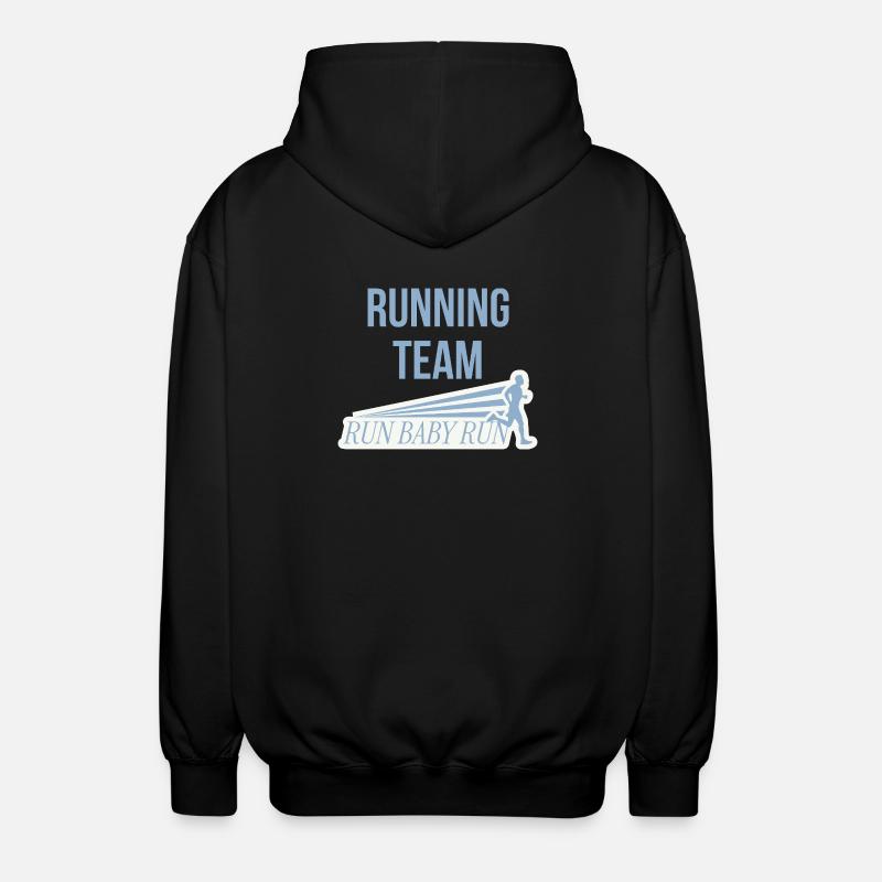 Équipe de course - Veste à capuche unisexe - noir