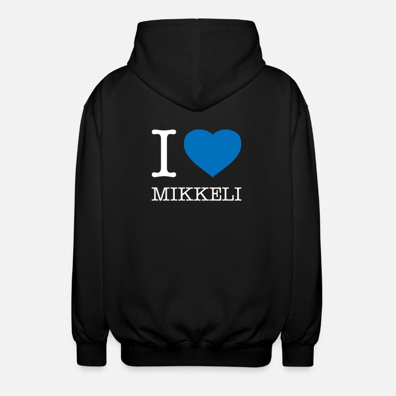 J’adore Mikkeli - Veste à capuche unisexe - noir