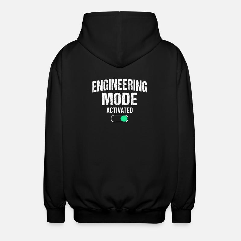 Mechanical Engineering Mechanical Engineer - Unisex Hooded Jacket - black