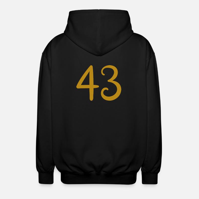 43 - Unisex Kapuzenjacke - Schwarz