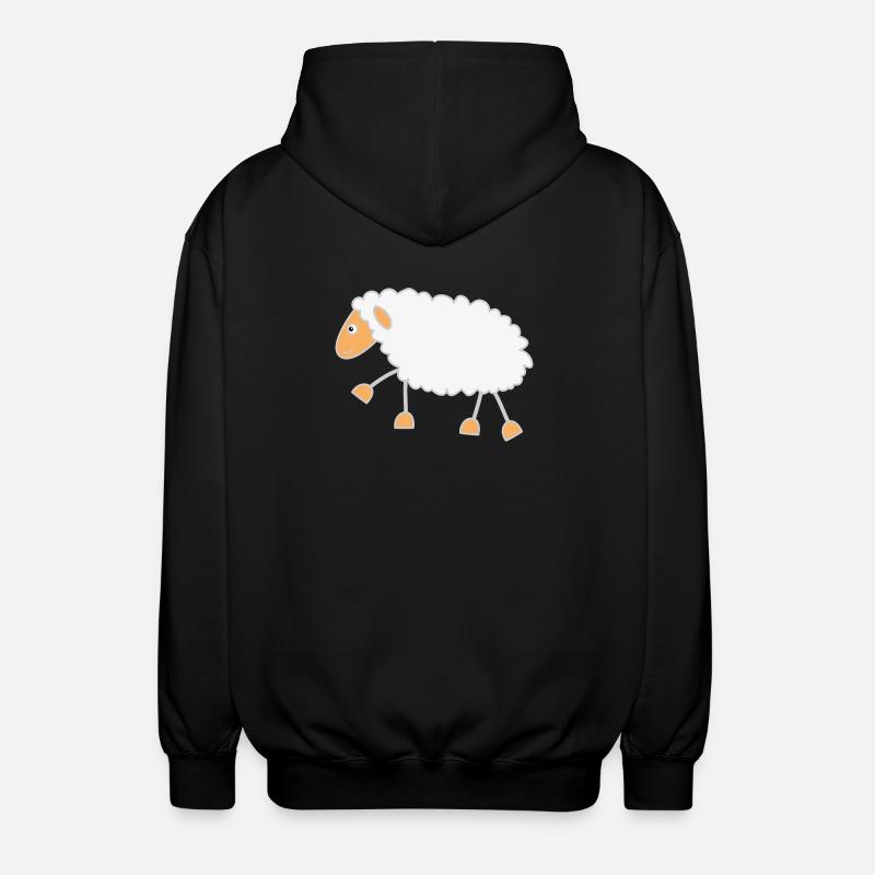 Drôle de mouton - Veste à capuche unisexe - noir