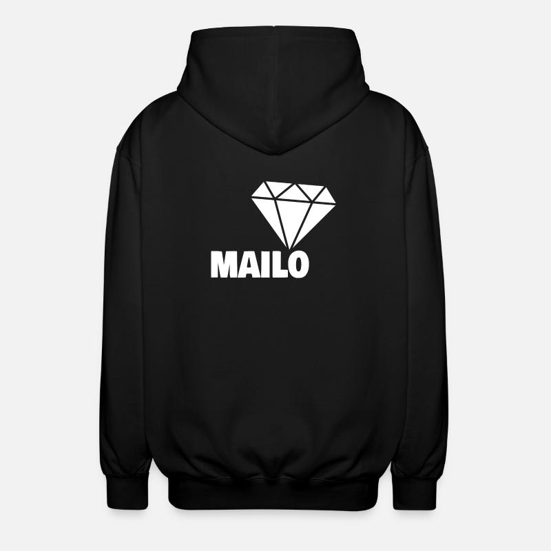 Mailo en tant que noble - Veste Ă capuche unisexe - noir