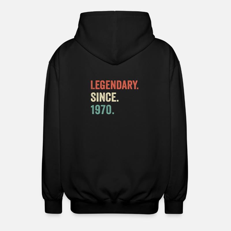 legendary since 1970 - Veste à capuche unisexe - noir