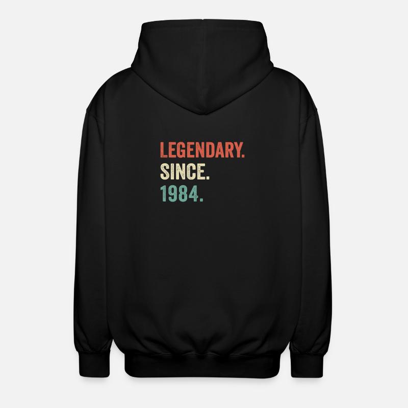 legendary since 1984 - Veste à capuche unisexe - noir