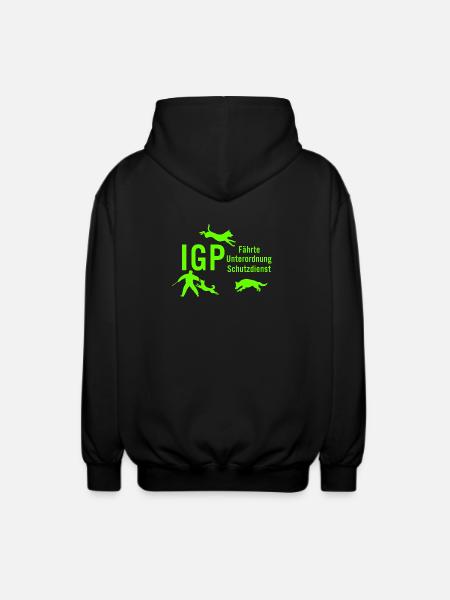 IGP Hundesport - Green - Unisex Kapuzenjacke - Schwarz