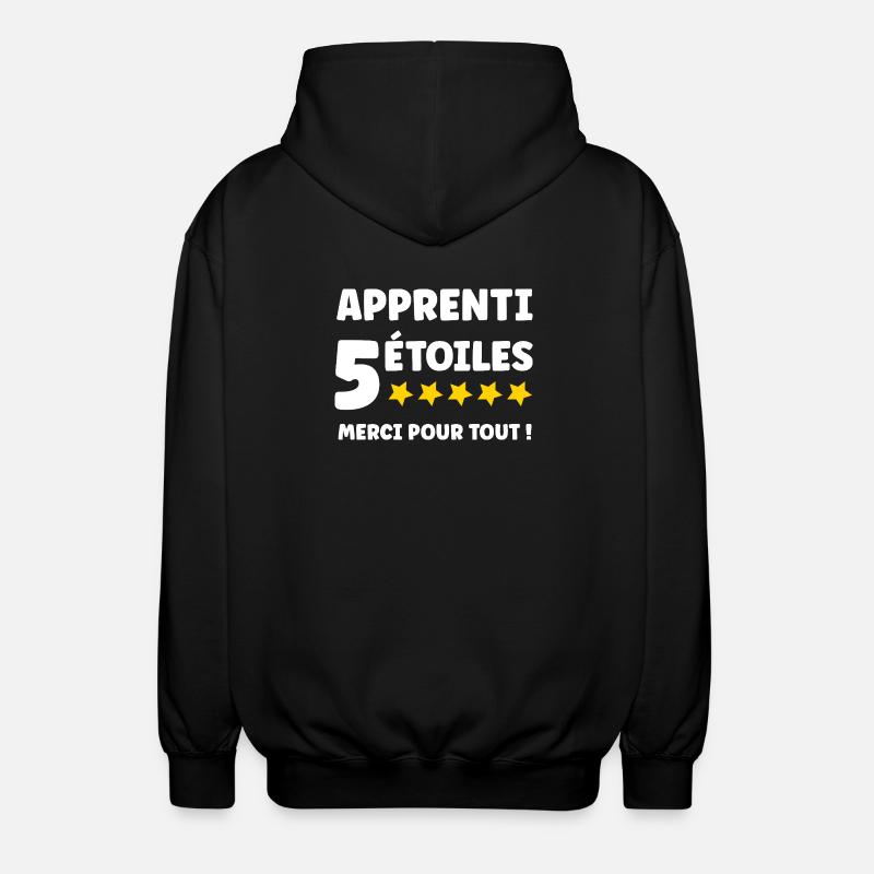 apprentice - Unisex Hooded Jacket - black