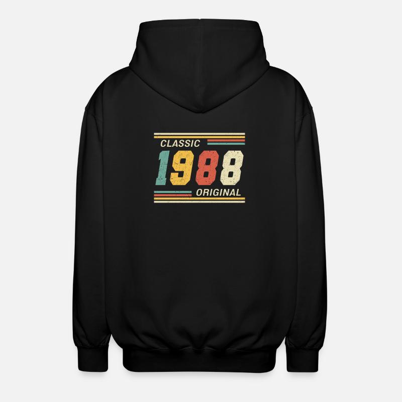Classic 1988 original 1988 - Unisex Kapuzenjacke - Schwarz