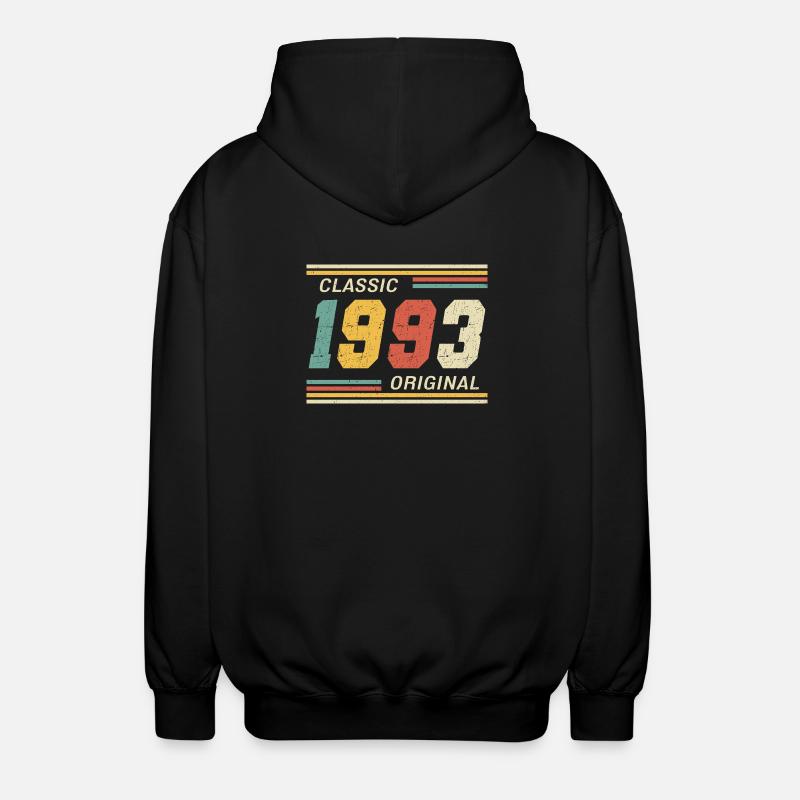 Classic 1993 original 1993 - Unisex Kapuzenjacke - Schwarz
