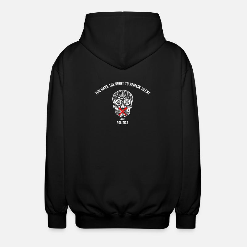 Droit de garder le silence - Veste à capuche unisexe - noir
