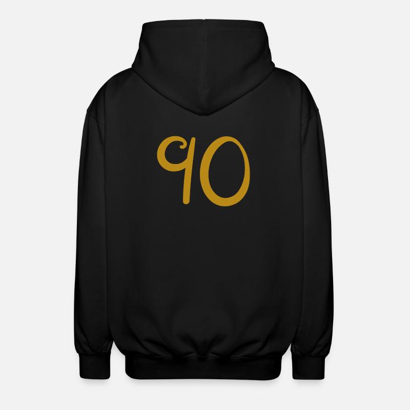 90 - Unisex Hooded Jacket - black