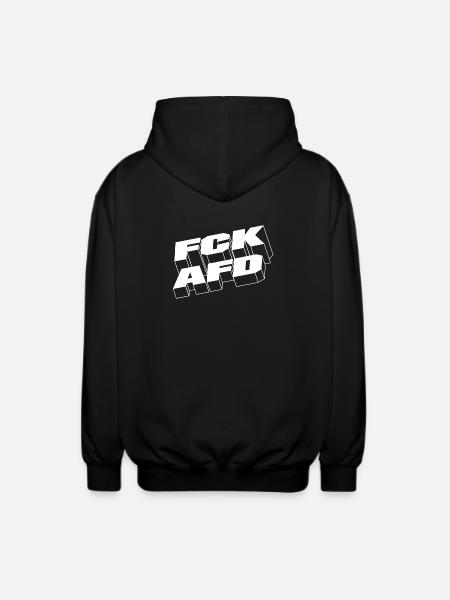 FCKAFD - Unisex Kapuzenjacke - Schwarz