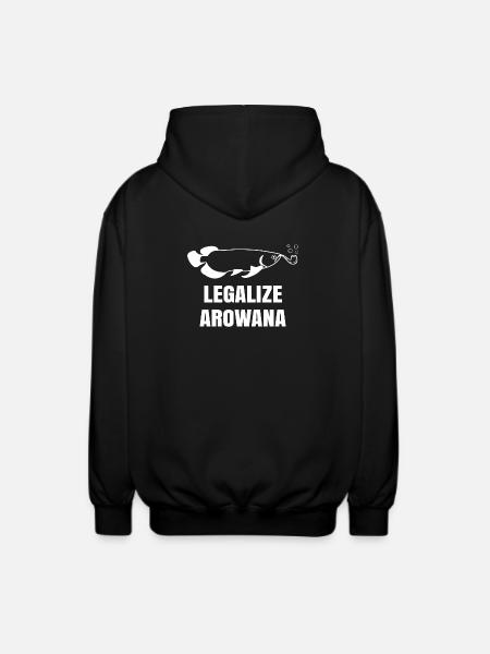 Fish, Statement, Pets, Animals, Pet - Unisex Hooded Jacket - black