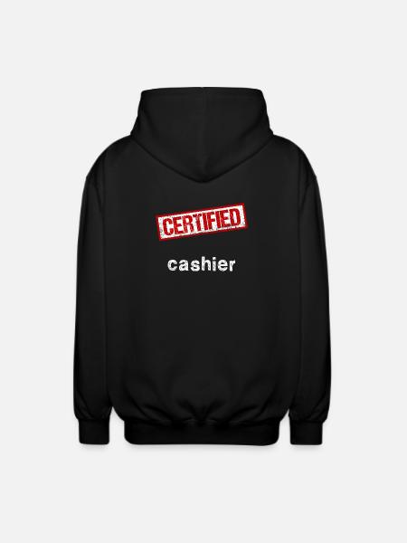 Caissier - Veste à capuche unisexe - noir