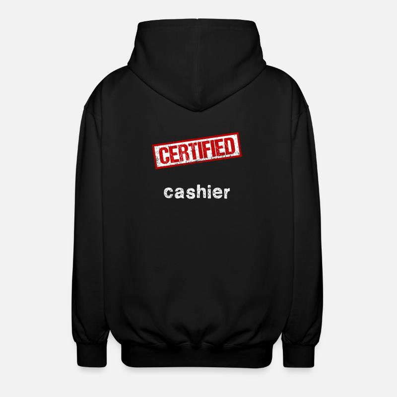 Caissier - Veste à capuche unisexe - noir