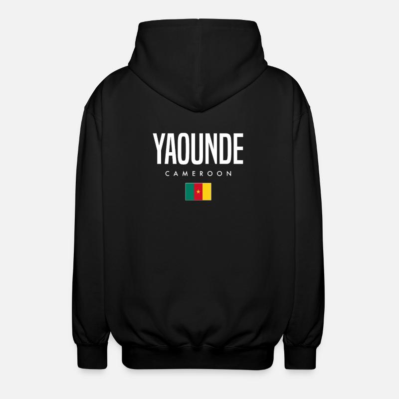 Yaounde Kamerun Kameruner - Unisex Kapuzenjacke - Schwarz