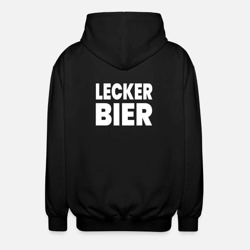 Bière - Veste à capuche unisexe - noir