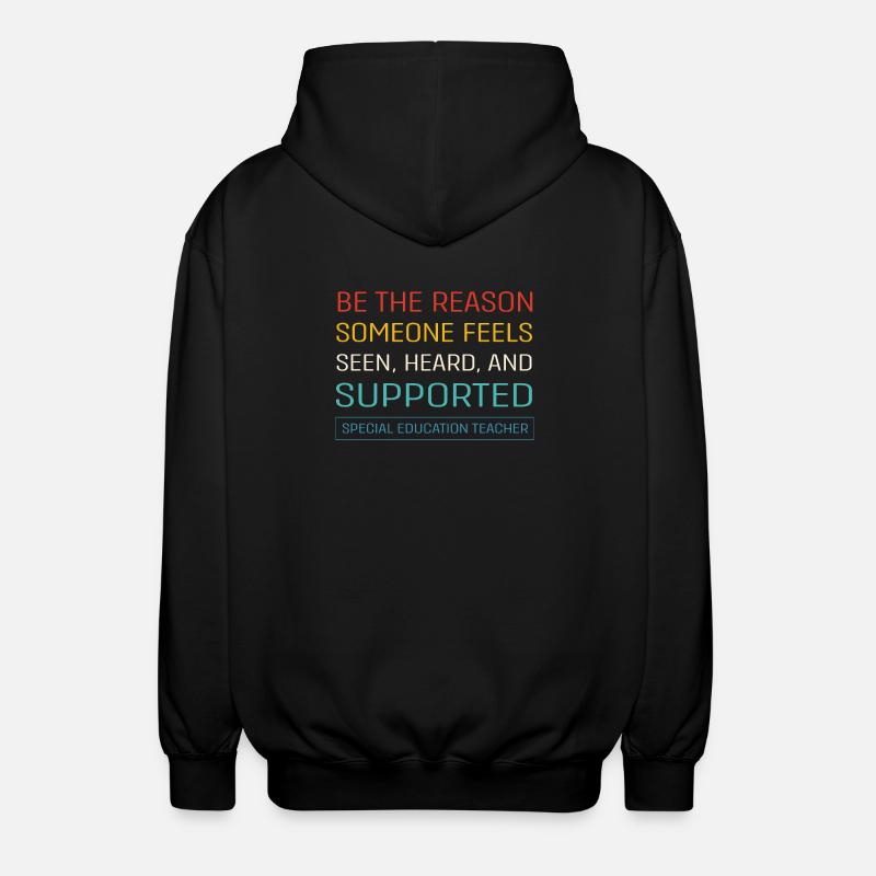 Sonderschule Lehrer Förderschule Pädagoge - Unisex Kapuzenjacke - Schwarz