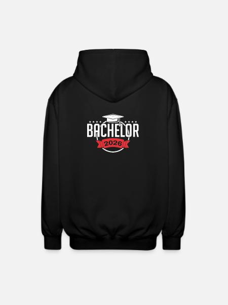 Bachelor 2026 Graduation Graduation - Unisex Hooded Jacket - black