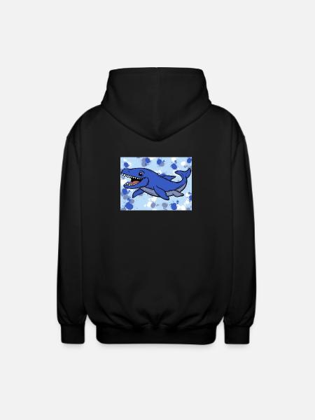 Mosasaurus Dino - Veste à capuche unisexe - noir