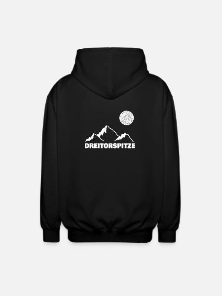 Three-goal top - Unisex Hooded Jacket - black