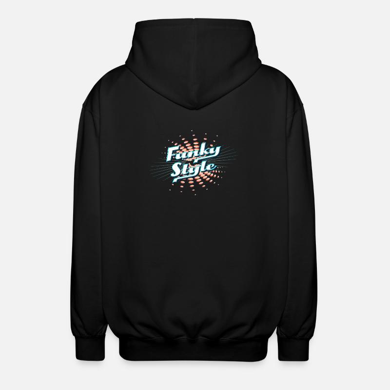 Funky Style Neon Explosion - Unisex Kapuzenjacke - Schwarz