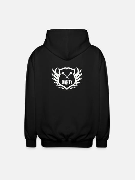 darts_shield - Veste à capuche unisexe - noir