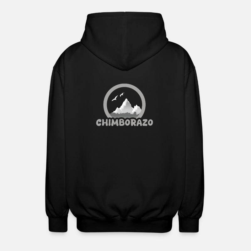 Cadeau pour le chimborazo - Veste à capuche unisexe - noir