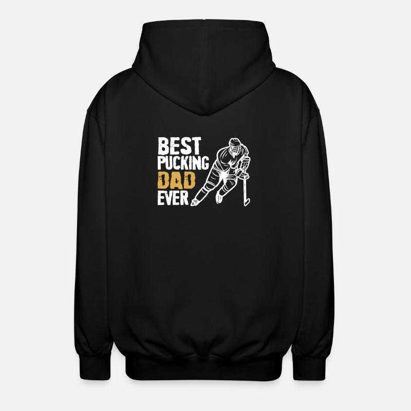 Fette Beste-Vater-Kletterer-Grafik - Unisex Kapuzenjacke - Schwarz