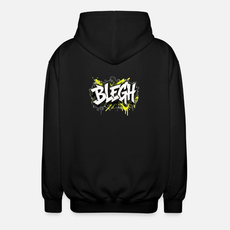 Blegh Graffiti Style - Veste à capuche unisexe - noir