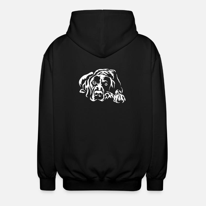 Deutsch Kurzhaar "Black Edition" - Unisex Kapuzenjacke - Schwarz