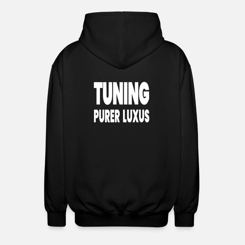 Tuning - Unisex Kapuzenjacke - Schwarz