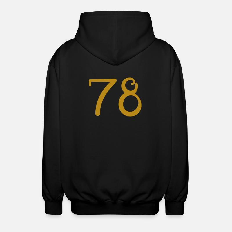 78 - Unisex Hooded Jacket - black