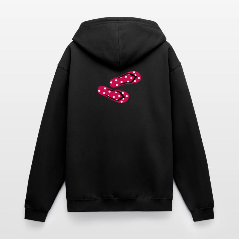 Slippers Toadstool Flip Flops Points Dots Summer Unisex Hooded Jacket
