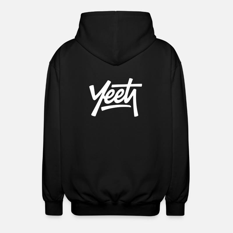 Yeet - Funny Gen Alpha Memes - Unisex Hooded Jacket - black