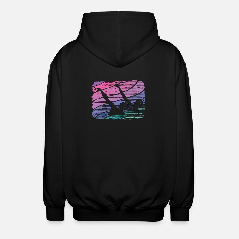 Artistic Swim Team Synchronschwimmen - Unisex Kapuzenjacke - Schwarz