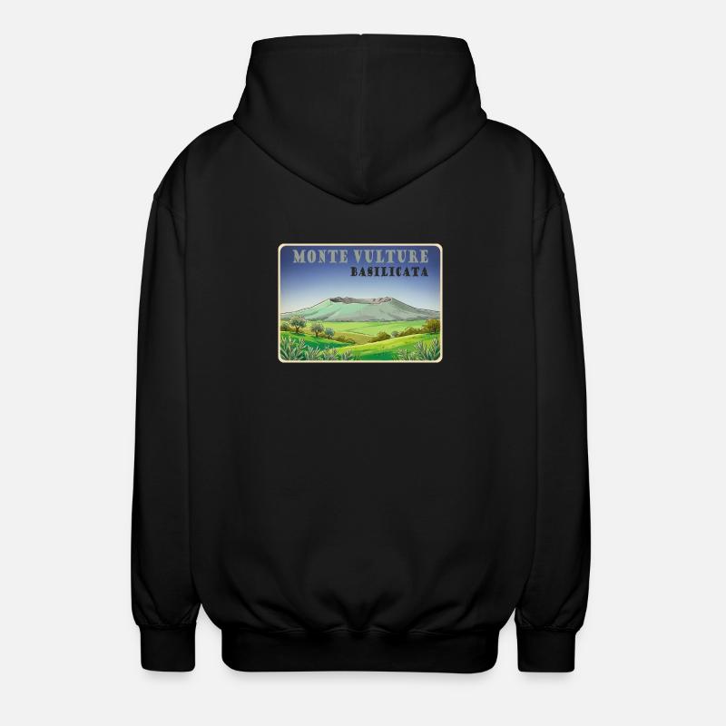 Monte Vulture - Unisex Kapuzenjacke - Schwarz